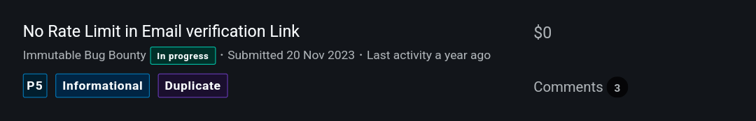 Bugcrowd Achievement