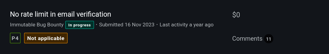 Bugcrowd Achievement