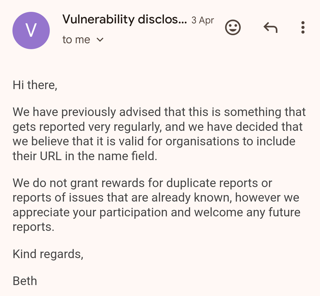 Disclosure Achievement 1